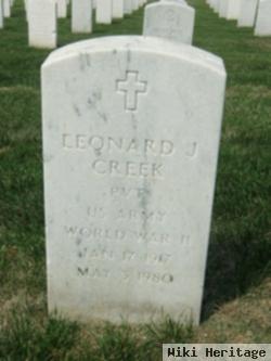 Leonard J Creek