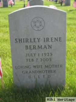 Shirley Irene Spiegel Berman