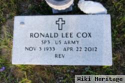 Rev Ronald Lee Cox