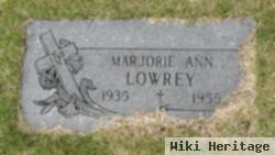 Marjorie Ann Lowrey