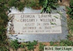 Georgia "lavayne" Gregory Williams