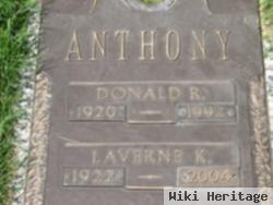 Donald R Anthony