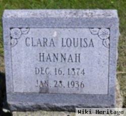 Clara Louisa Hannah