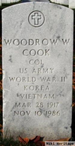 Woodrow W Cook