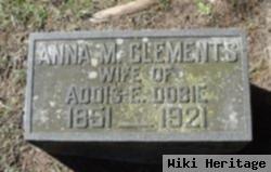 Anna M. Clements Dobie