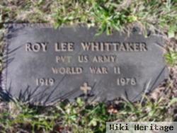 Roy Lee Whittaker