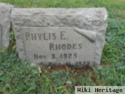 Phylis E Rhodes