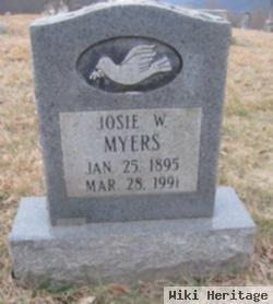 Josie W Myers