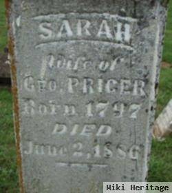 Sarah Brown Pricer