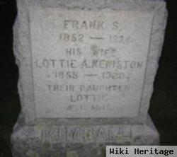 Charlotte A "lottie" Keniston Kimball