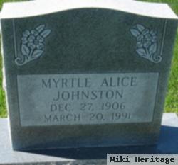 Myrtle Alice Johnston