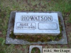 Alice Jeanette Howatson