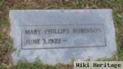 Mary Phillips Robinson