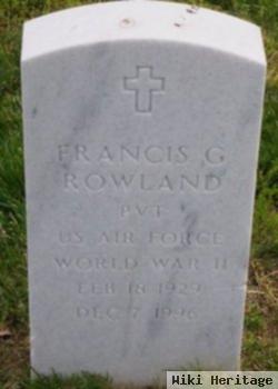 Francis G Rowland