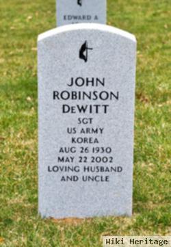 John Robinson Dewitt