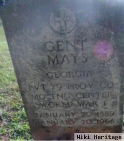 Gent Mays