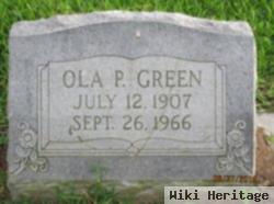 Ola P Green