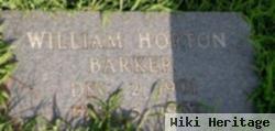 William Horton Barker