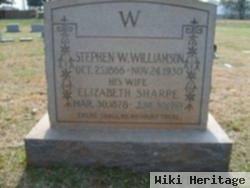 Sarah Elizabeth Sharpe Williamson