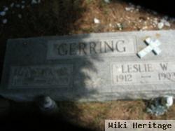 Leslie W Gerring