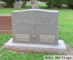 Bertha M Burmeister