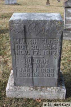 Mahulda "huldah" Satterly Shields