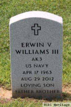 Erwin V Williams, Iii