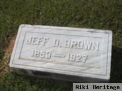 Jefferson Davis "jeff" Brown