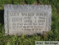 Lucy Rebecca Walker Rorer