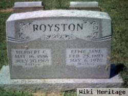 Herbert C Royston