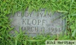 Cody Ryan Klopf