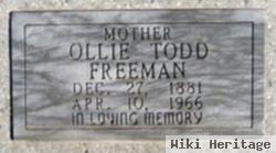 Ollie Todd Freeman