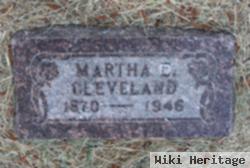 Martha Elizabeth "mattie" Miller Cleveland