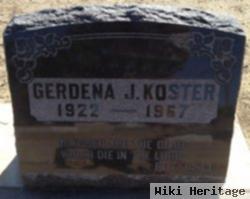 Gerdena J Koster