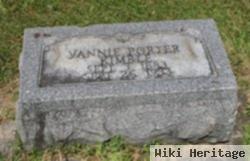 Vannie Porter Kimble