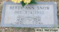 Betty Ann Snow