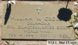 William M Crouch, Sr