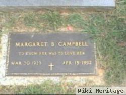 Margaret B Campbell