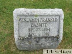 Benjamin Franklin Babbitt