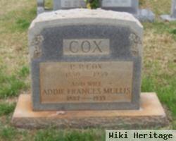 Addie Frances Mullis Cox