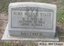 Alma Juanita Mcclam Welch