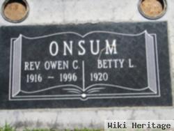 Rev Owen C Onsum