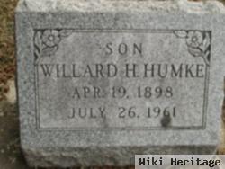 Willard H Humke