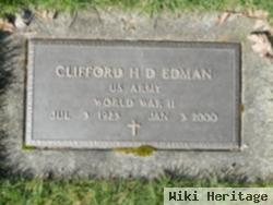 Clifford H D Edman