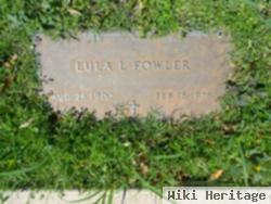 Lula "lou" Hadaway Fowler