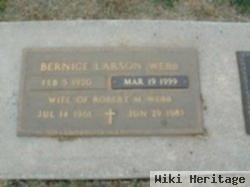 Bernice Larson Webb