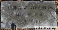 Cora W Stevens