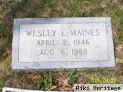 Wesley E. Maines