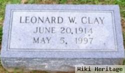 Leonard W Clay