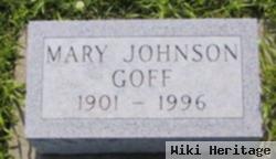 Mary Johnson Goff